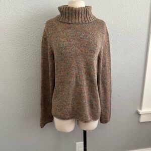 SoBlue Sigrid Olsen Wool Blend Turtleneck‎ Sweater Size Large EUC
